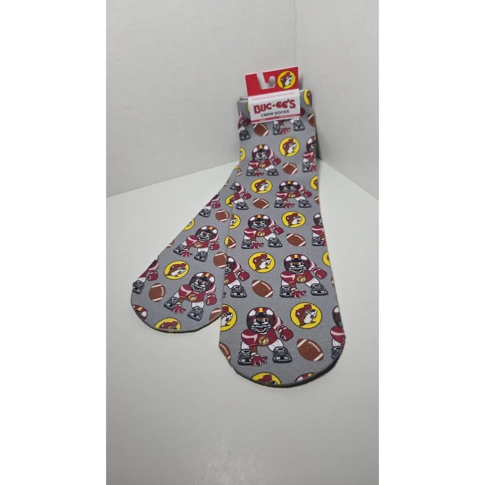 Buc-ee's Football Socks - adult